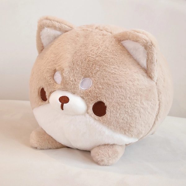 Chibi Dog Plush Cute Dog Stuffed Animal Shiba Inu Beagle Puppy - C
