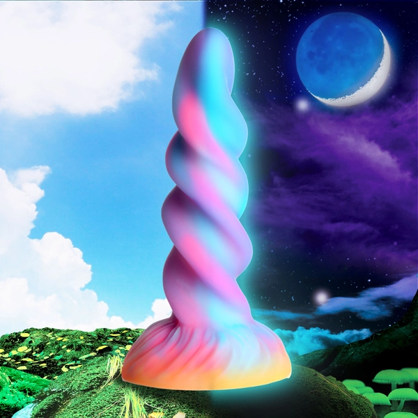 Moon Rider Glow-in-the-dark unicorn Dildo - Creature Cocks