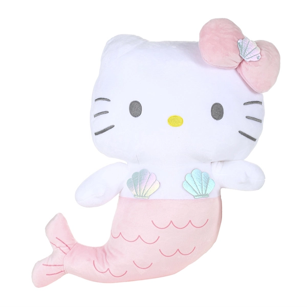 Official 19in Plush Toys Cute Mermaid Plushie Hello Kitty Melody Stuffed Animals - Hello Kitty