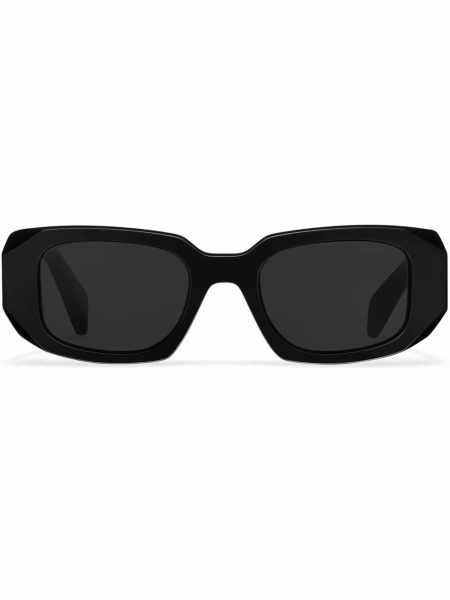 Prada Eyewear Symbole oversized geometric-arm sunglasses | One Size