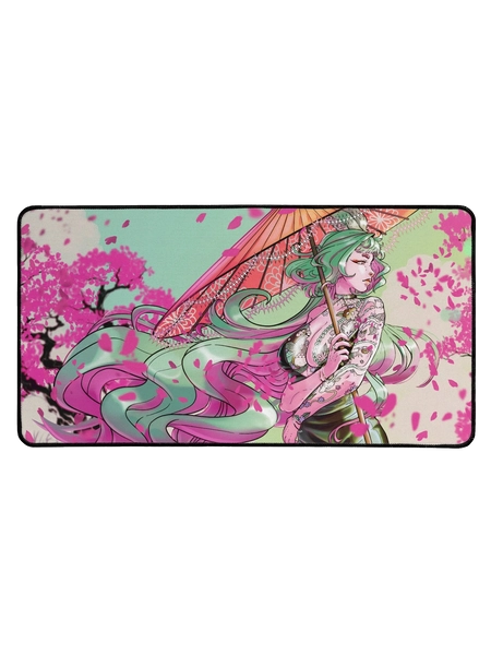 Sakura Mint Desk Pad