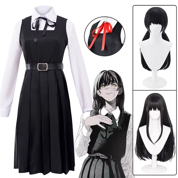 Anime Kettingzaag Man Mitaka Asa Cosplay Kostuum Jk School Uniform Oorlog Duivel Jurk Accessoires Pak Halloween Kostuums Voor Vrouwen - AliExpress 