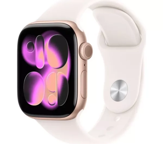 APPLE Watch Series 11 - 42 mm Rose Gold Aluminium Case with Light Blush Sport Band, S/M