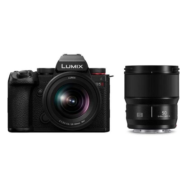 LUMIX S5 II Full Frame Mirrorless Camera Twin Lens Kit with 20-60mm + 50mm F1.8 Lenses DC-S5M2WE