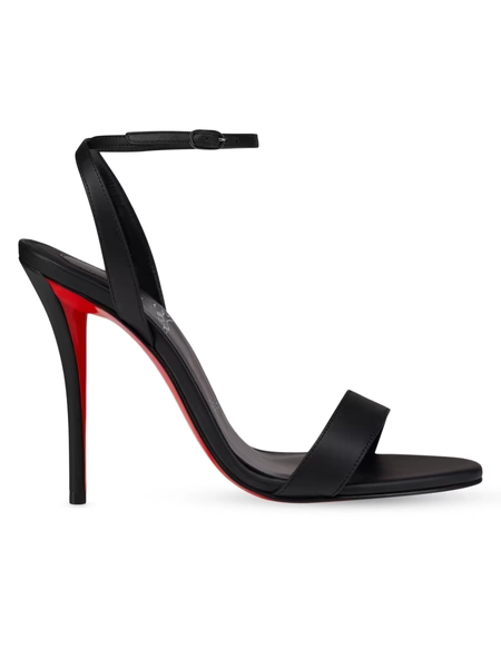 Christian Louboutin Miss Z 100MM Leather Sandals | Saks Fifth Avenue