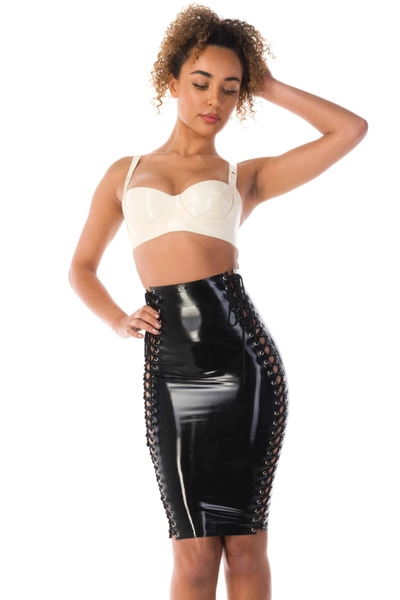 Seductiva Latex Rubber Skirt