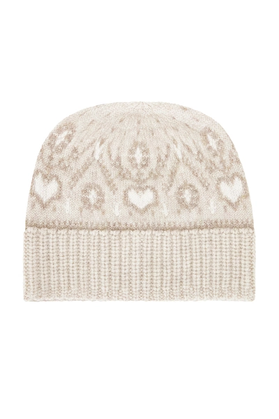 KHAITE Avers Beanie in Ivory