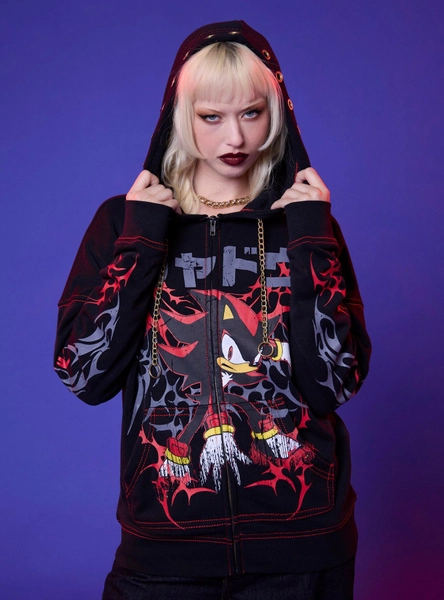 Sonic The Hedgehog Shadow Grommet Chain Hoodie