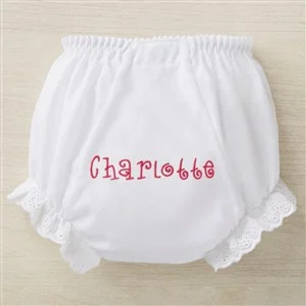 Fancy Pants Embroidered Diaper Cover