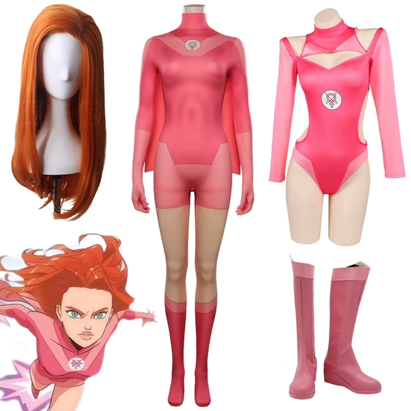 Anime Invincible Atom Eve Cosplay Wigs Women Costume Roleplay Fantasia Woman Halloween Carnival Clothes For Female Disguise - AliExpress