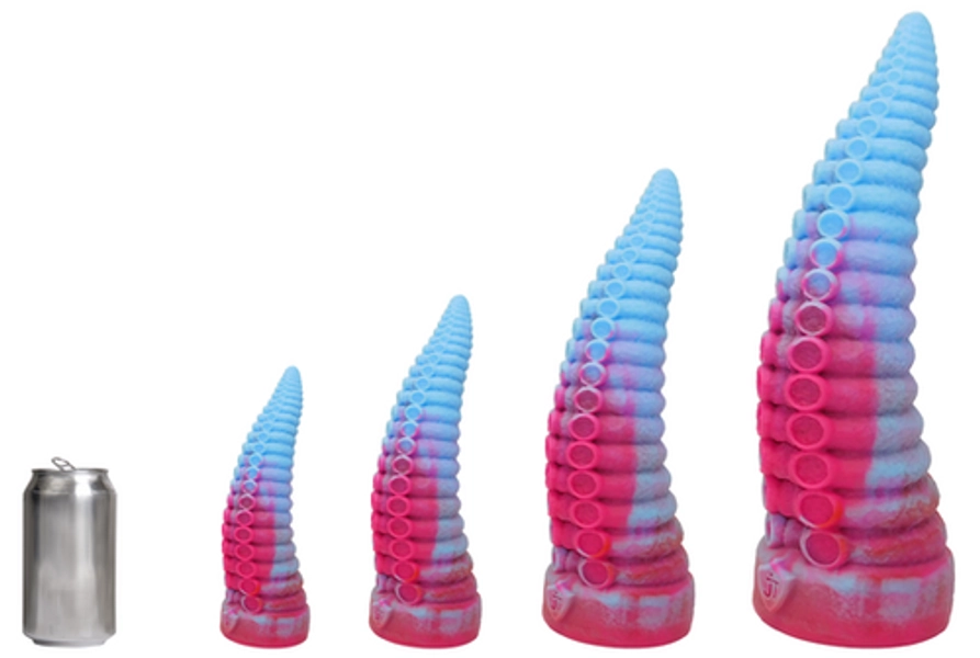 ORIGINAL TENTACLE (Skyberry) - 9" - Platinum Silicone