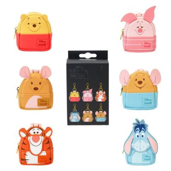 Loungefly Winnie the Pooh and Friends Mini Backpack Mystery Bag Charm | Disney Store