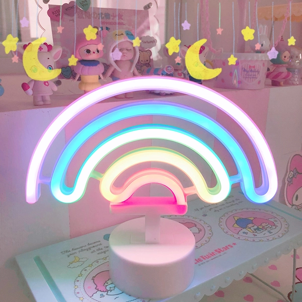 rainbow nightlight ୨ৎ
