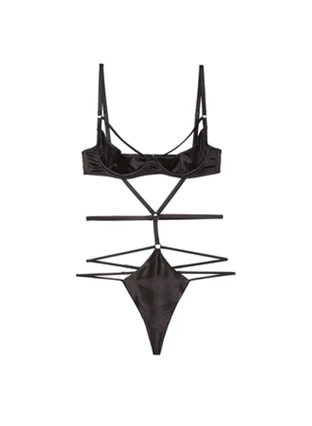 Strappy Bondage Underwire Bodysuit
