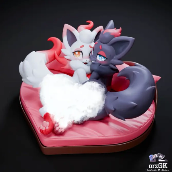 Spirit Demon Studio - Black and White Zorua Pokémon - OrzGK