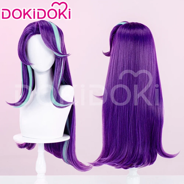 【Ready For Ship】DokiDoki Anime Cosplay Wig Long Straight Purple Hair
