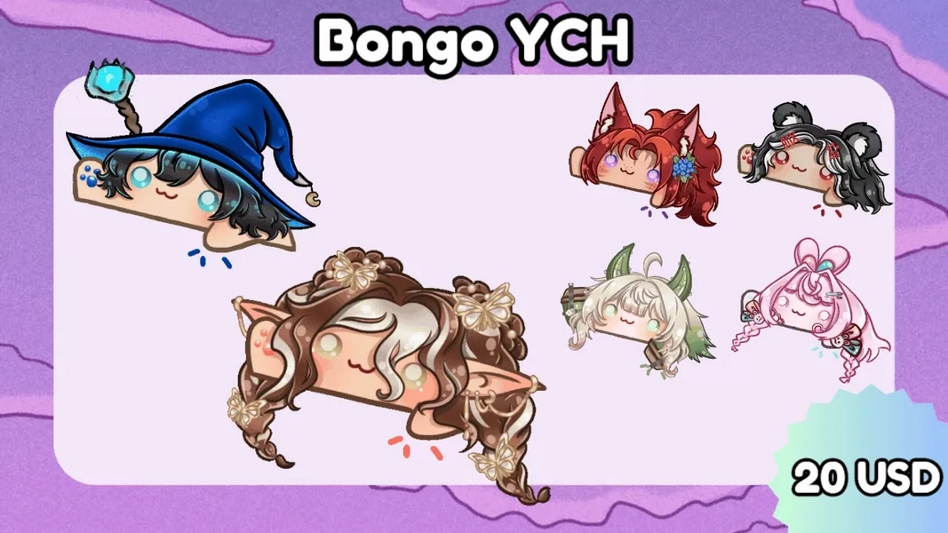 Bongo [ tap tap ] Animated Emote by morrigh (@morrigh)