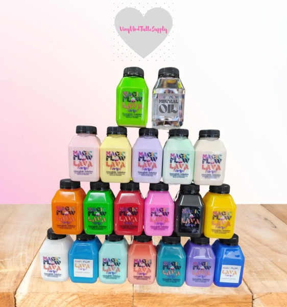 Magic Flow Lava Drips | 19 Color Bundle | Premixed Snowglobe Solution - Etsy