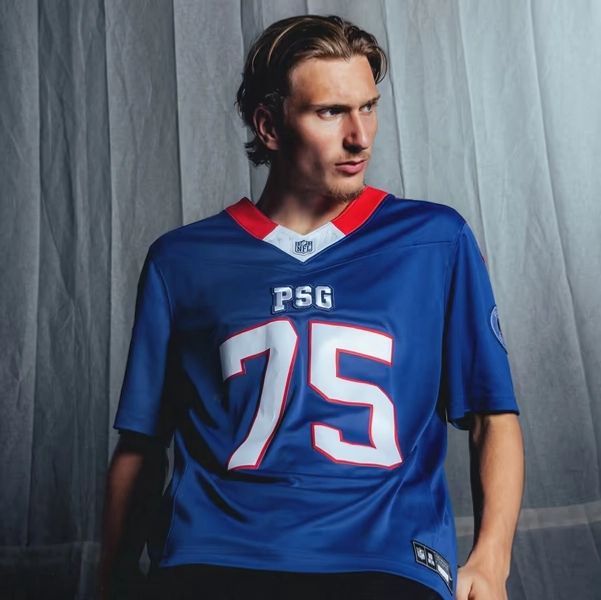 Maillot PSG x NFL Limited Stitched - Bleu