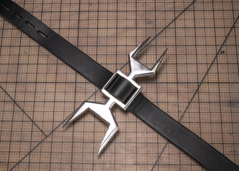 Stainless-Steel Heretic's Fork and Leather Collar