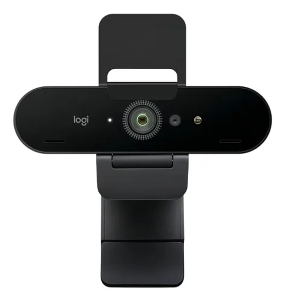 Webcam Ultra Hd 4k Pro Com Microfone Embutido Brio Logitech Cor Preto