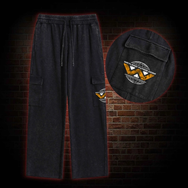 "Building Better World" Washed Cargo Pants