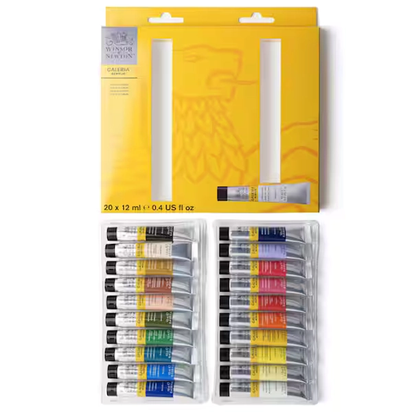 Winsor & Newton™ Galeria Acrylic™ 20 Color Paint Set