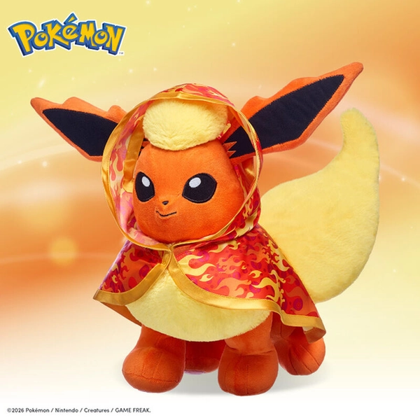 Pokémon Flareon Plush Bundle | Build-A-Bear