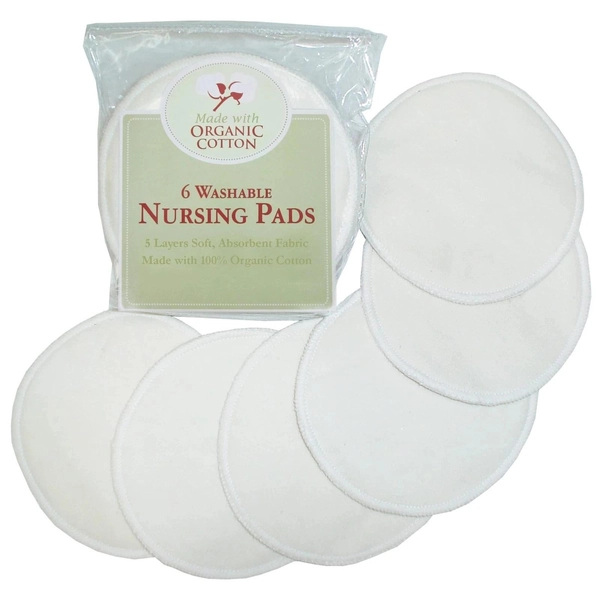 Tl Care Nursing Pads Made with Organic Cotton - Soft, Breathable, Absorbent