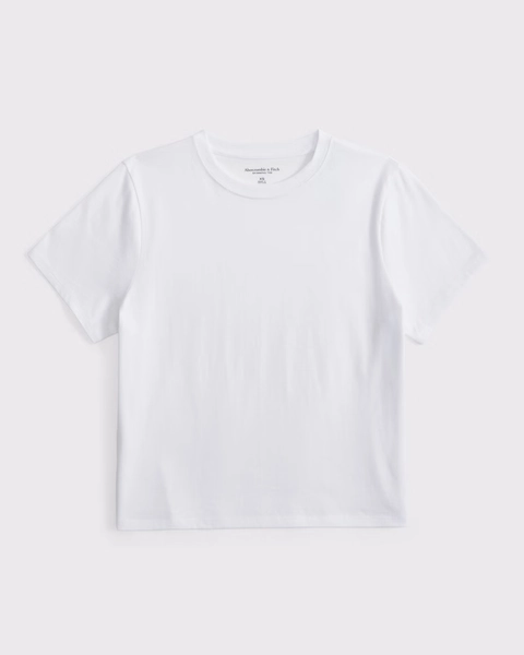 Essential Polished Body-Skimming Tee