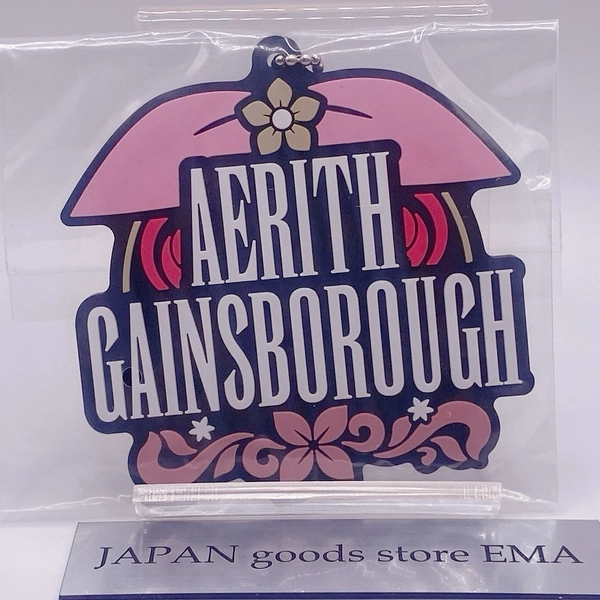 AERITH GAINSBOROUGH Final Fantasy Rebirth Ichiban Kuji Rubber Keychain Japan