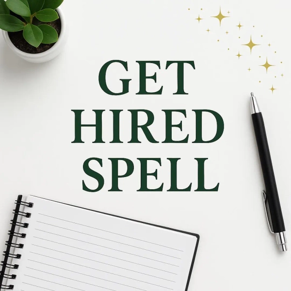 Get Hired Spell | Job Opportunity and Career Success Ritual | Employment, Confidence & Luck Energy - Etsy