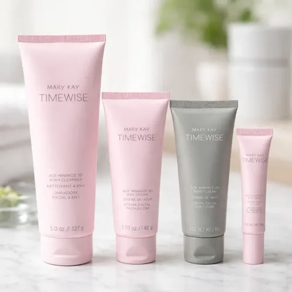 Regalo Mujer Mary Kay. Set Time Wise(combin A Grasa) +regalo