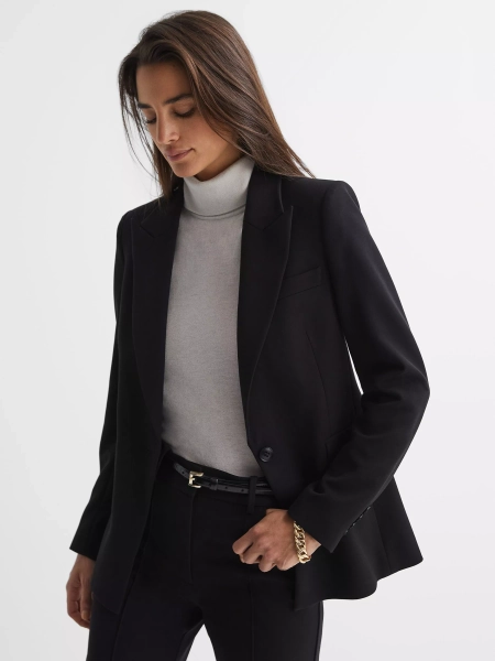 Reiss Petite Gabi Tailored Single Breasted Suit Blazer