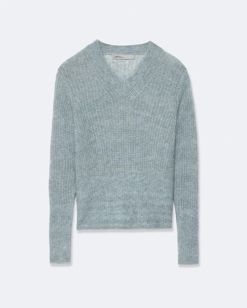 Blue alpaca sweater 