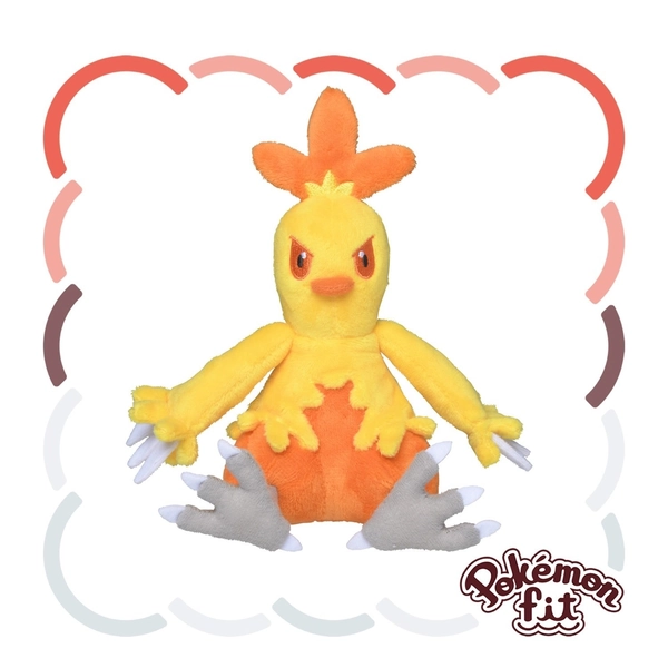 Pokemon Center Originale Pokemon Fit Mini Peluche #256 Combusken Bambola Gioc...