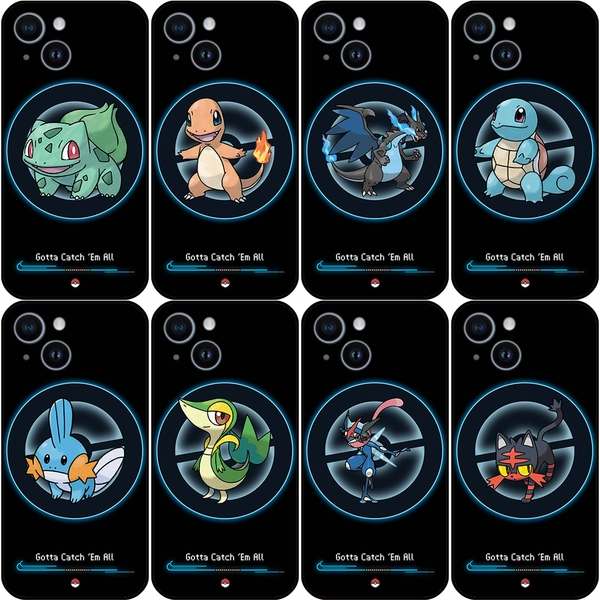 Starter Pokemon Phone Case Starter Pokemon Evolutions iPhone Cases