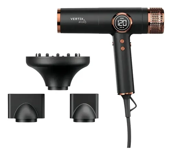 Secador De Cabelo Profissional Vertix Áton 120000 Rpm Bivolt