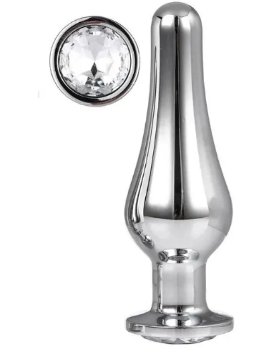 Metal with Crystal Back Door