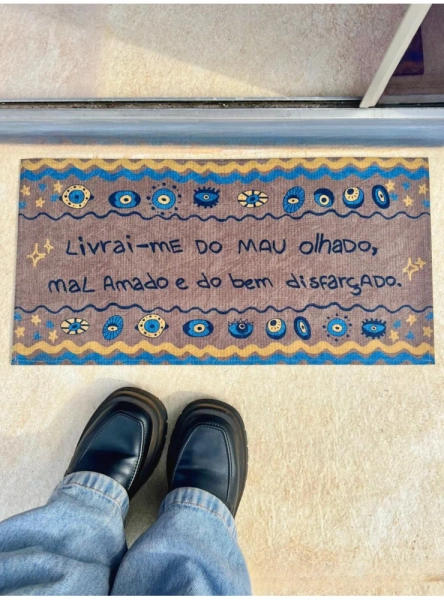 Tapete Olho Grego