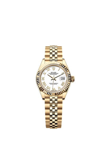 Rolex Lady-Datejust watch: 18 kt yellow gold - m279178-0030