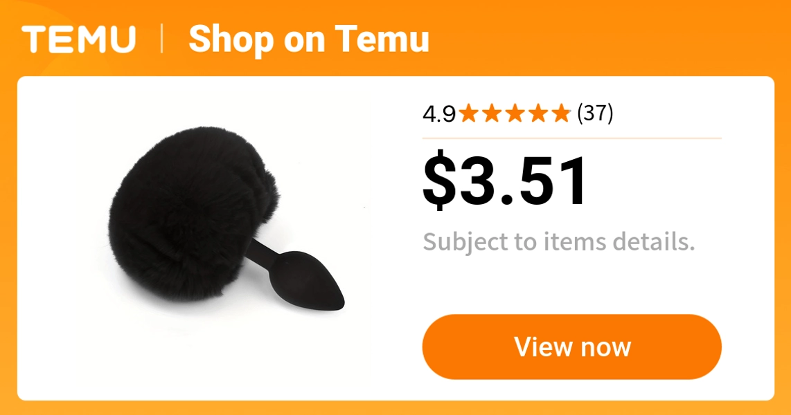   silicone   plugs rabbit tail three different size - Temu