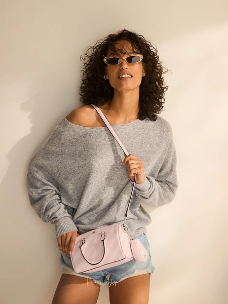 Mini Duffle Crossbody Bag