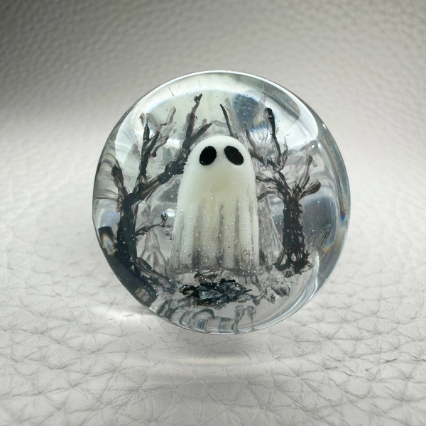 Glow in the Dark Ghost Plugs – Spooky Halloween Jewelry