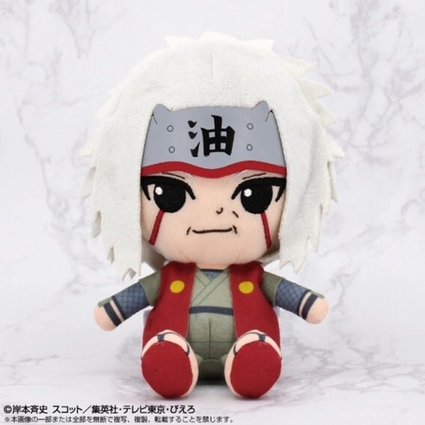 Naruto Shippuden Chibi Nuigurumi Plush Doll Bandai Namco Nui Jiraiya New