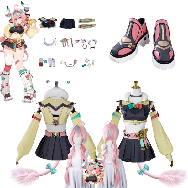 Peruca de fantasia cosplay Varesa Genshin Impact sapatos de cosplay - AliExpress 200000532