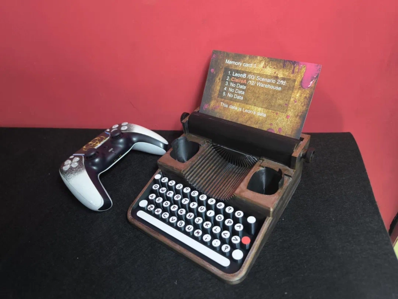 Supporto per controller Resident Evil con macchina da scrivere - Etsy Italia