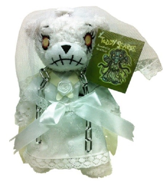 Teddy Scares Annabelle Wraithia Wedding Chain Plush Bear [90525AW] - $12.99 : Mystic Crypt, the most unique, hard to find items at ghoulishly great prices!