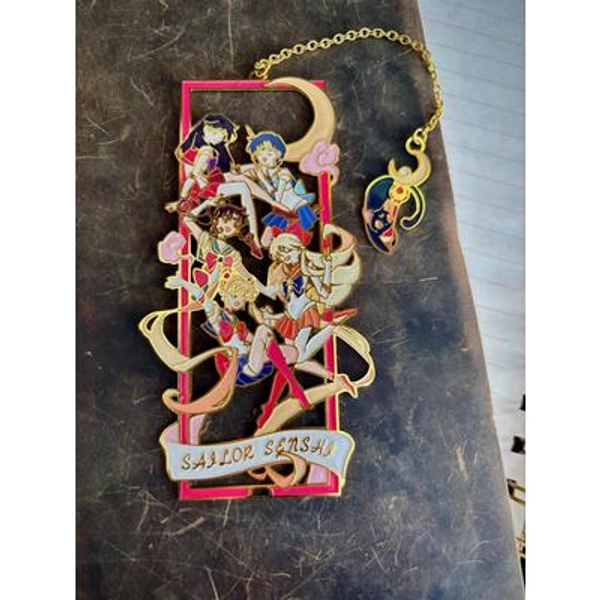 Sailor Senshi inspired | magical girls | Enamel Bookmark / Charm | 11x4cm