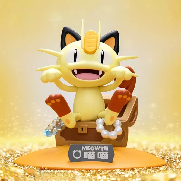Official Pokemon Figure PVC Desktop Collectible Figures - Meowth